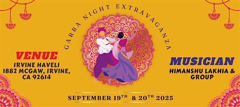 Garba Night Extravaganza