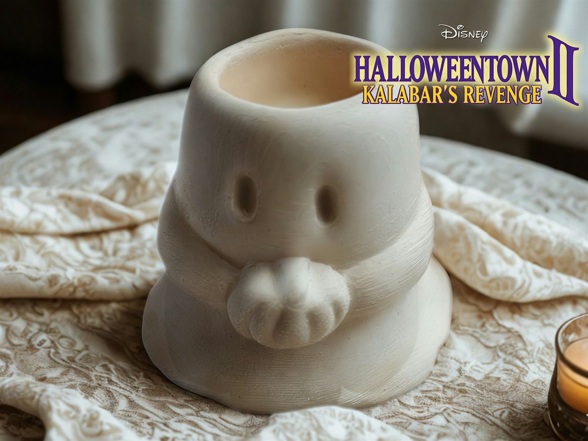 Casper Candle Holders and Halloweentown II - Beginner Pottery Class