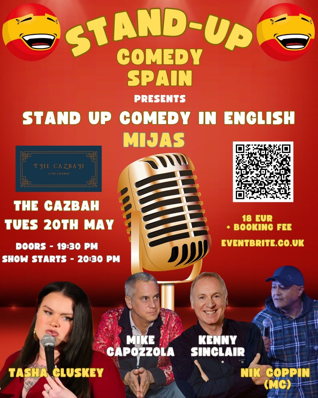 Stand-Up Comedy in English (Mijas)