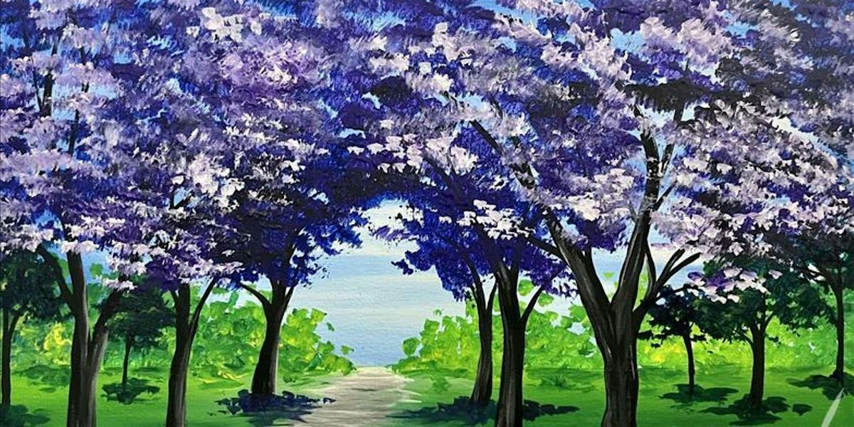 Amethyst Trees - Paint and Sip by Classpop!\u2122