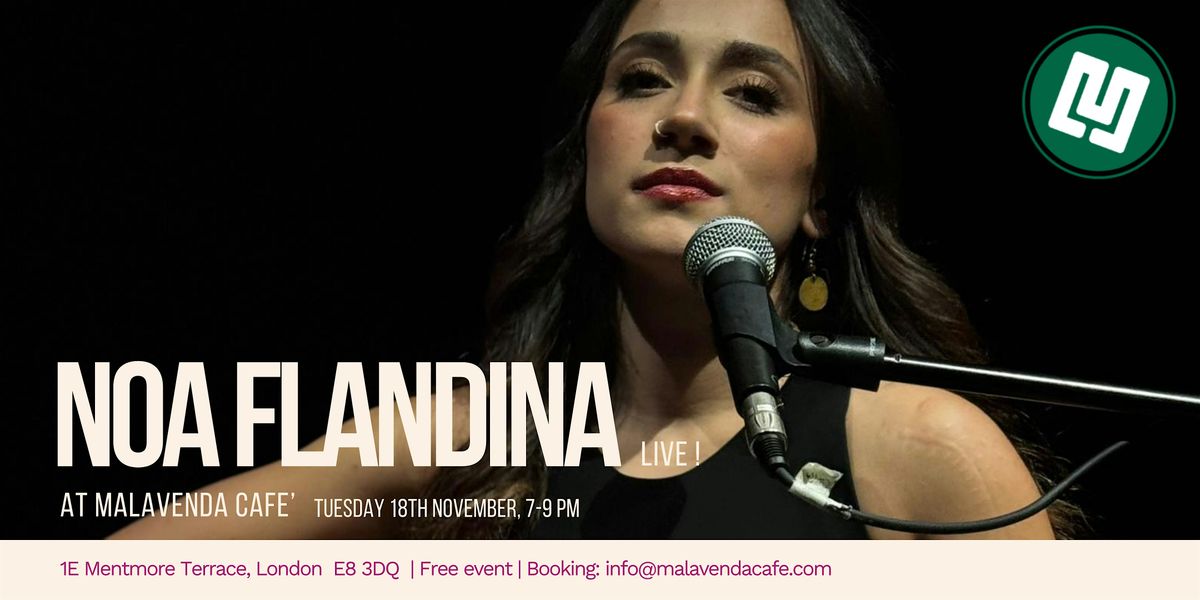 Noa Flandina Live at Malavenda Cafe'