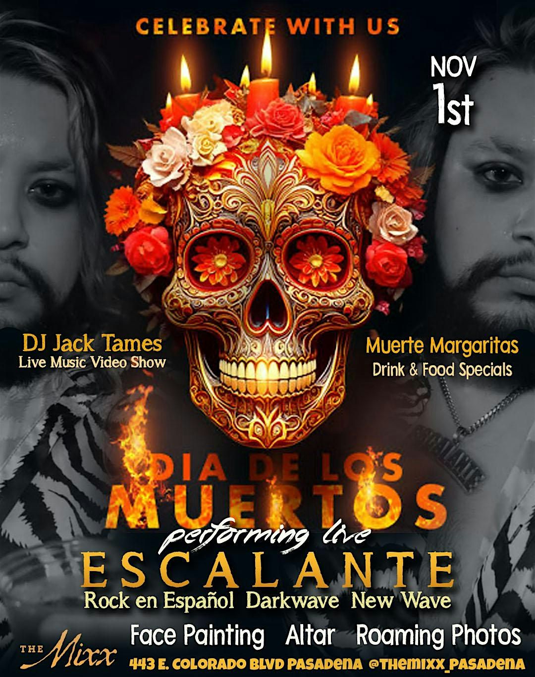 DIA DE LOS MUERTOS Fiesta and LIVE SHOW with ESCALANTE