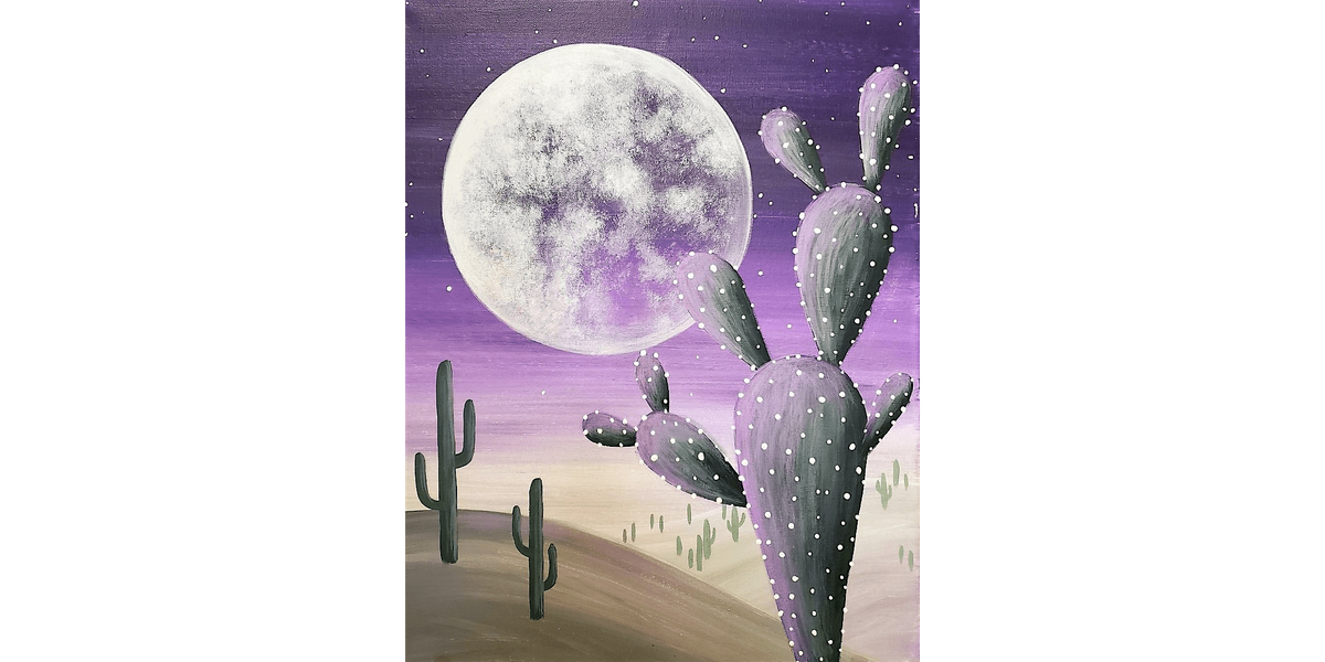 Desert Moon - Paint and Sip in Phoenix | Classpop!™, Pinot's Palette ...