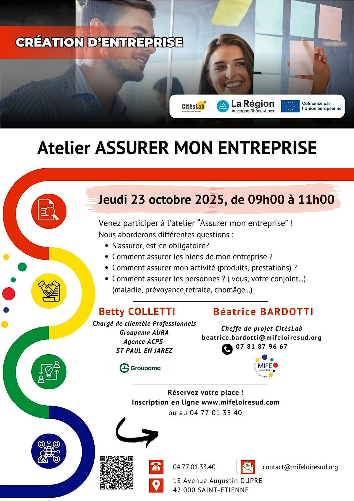Atelier "Assurer mon entreprise"
