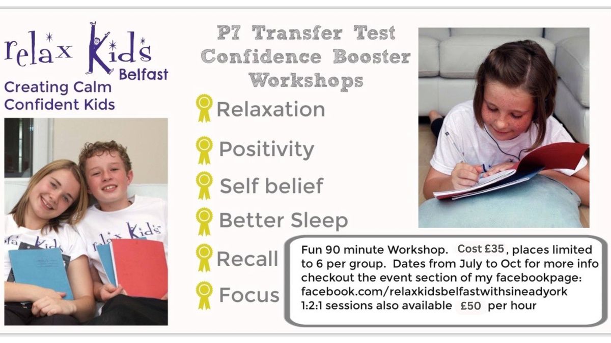 **ADDED DUE TO HIGH DEMAND**     SEAG Confidence Booster workshop. 