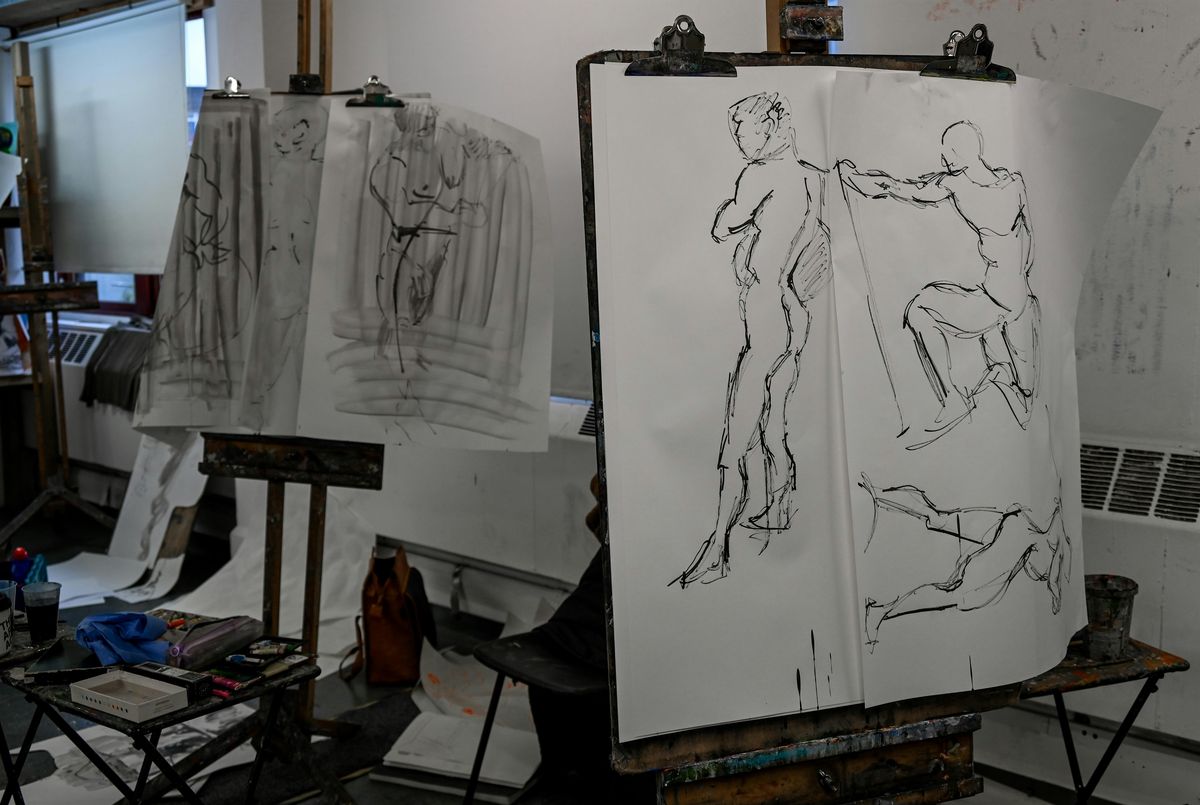 Saturday Life Drawing and Painting, 2pm - 4:30pm
