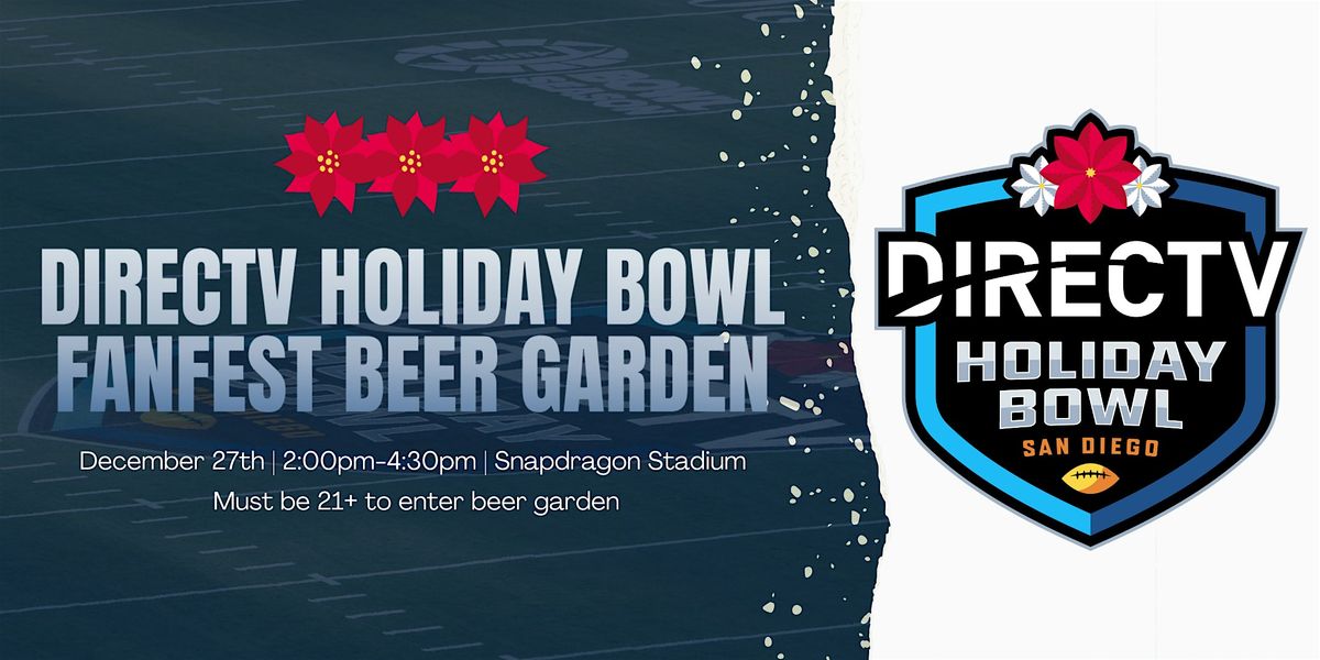 DIRECTV Holiday Bowl FanFest Beer Garden Wristband