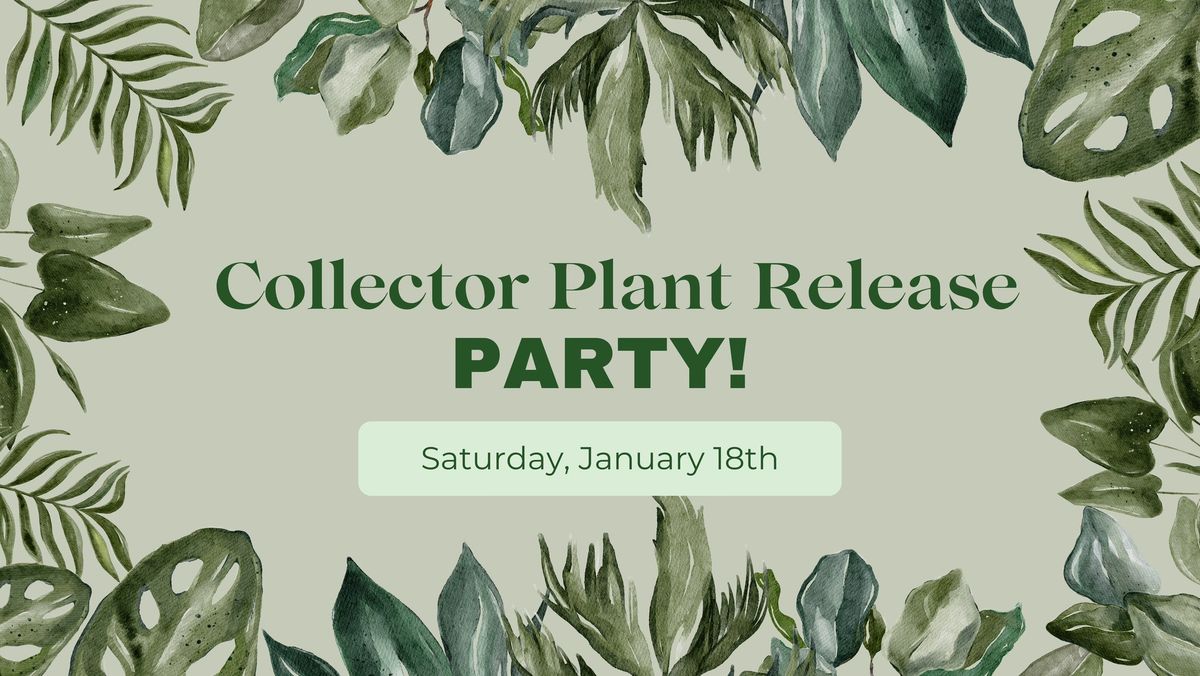 Collector Plant Release Party!