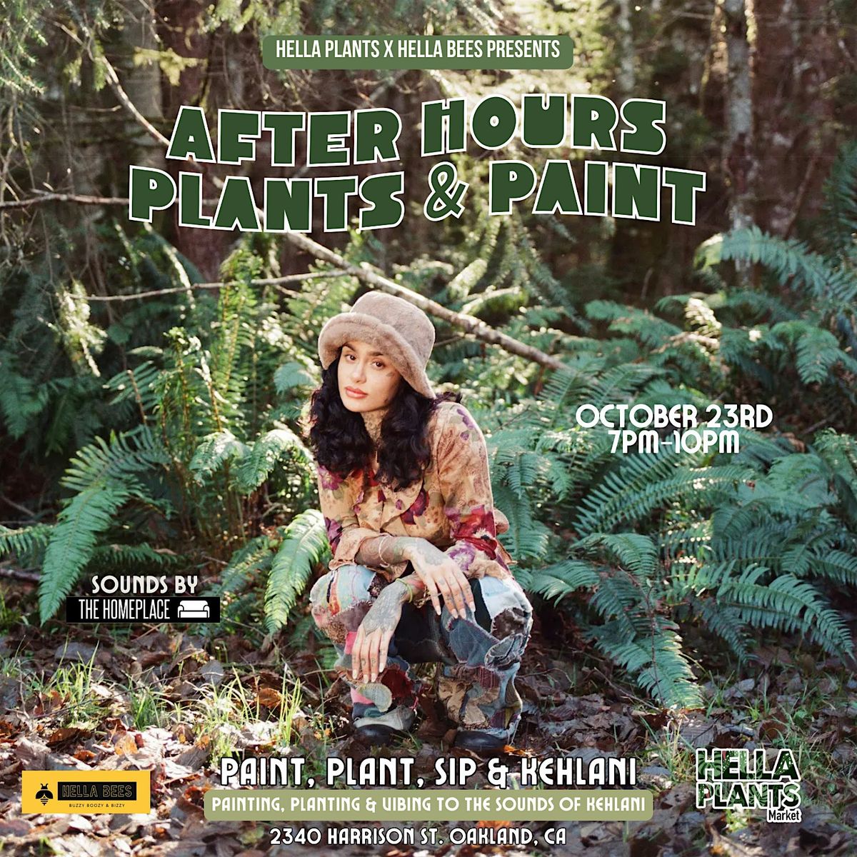Paint, Plant , Sip & Kehlani