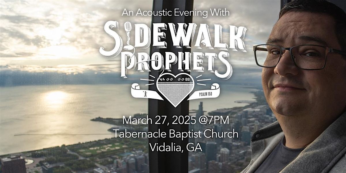 An Acoustic Evening W\/ Sidewalk Prophets-Vidalia, GA