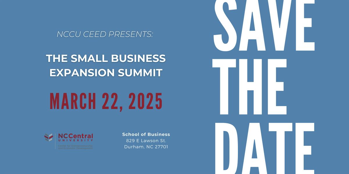 The Small Business Expansion Summit hosted by NCCU's CEED