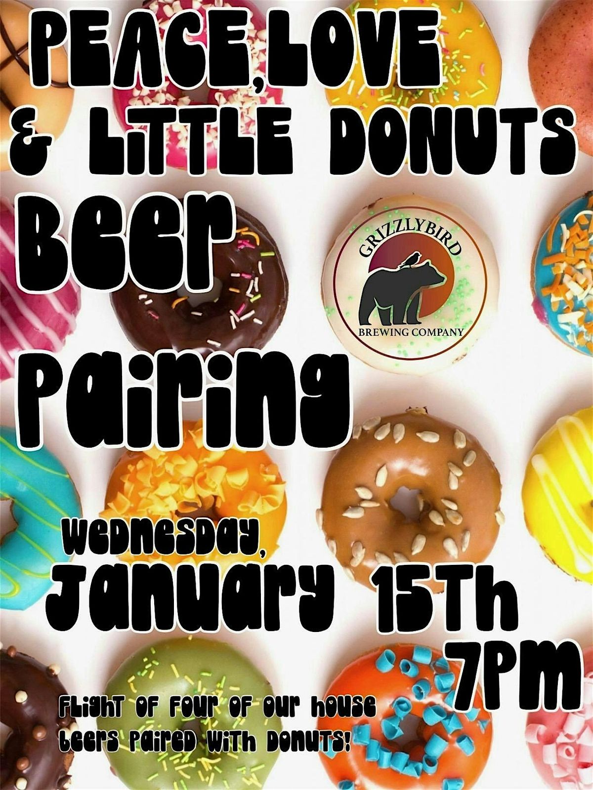 Peace Love and Little Donuts Beer Pairing