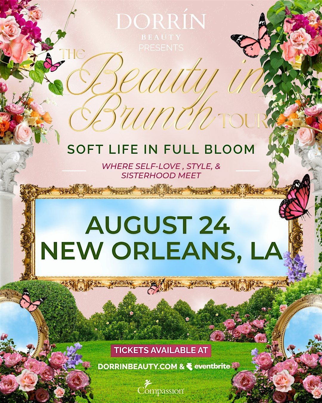 Beauty in Brunch: Soft Life in Full Bloom: New Orleans, LA  August 24, 2025