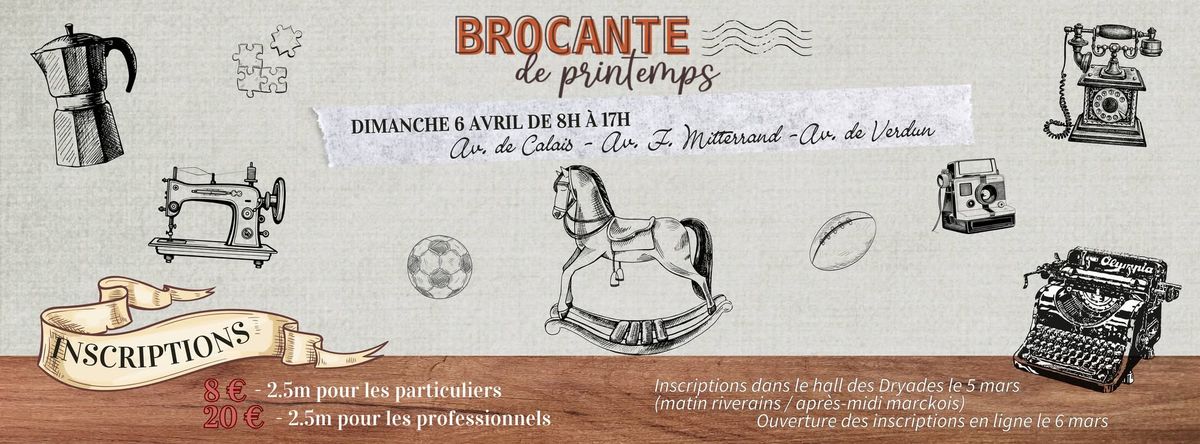 Brocante de printemps