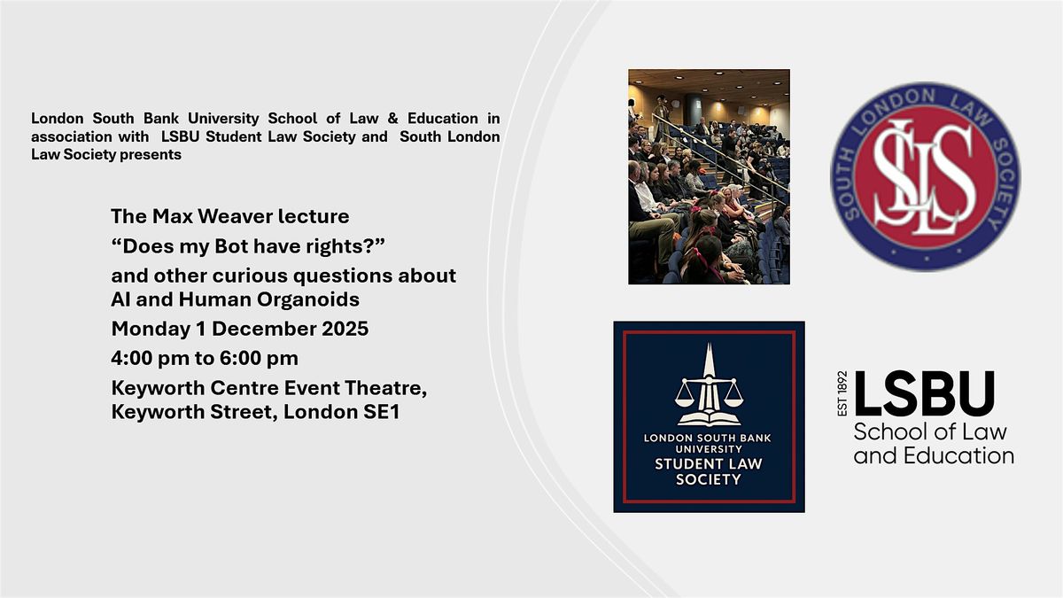 The Max Weaver lecture