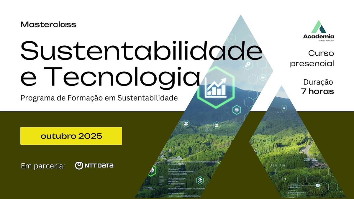 Masterclass Sustentabilidade e Tecnologia