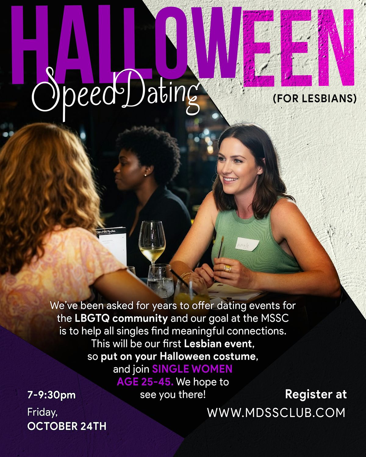 Lesbian Speed Dating (Halloween Theme)