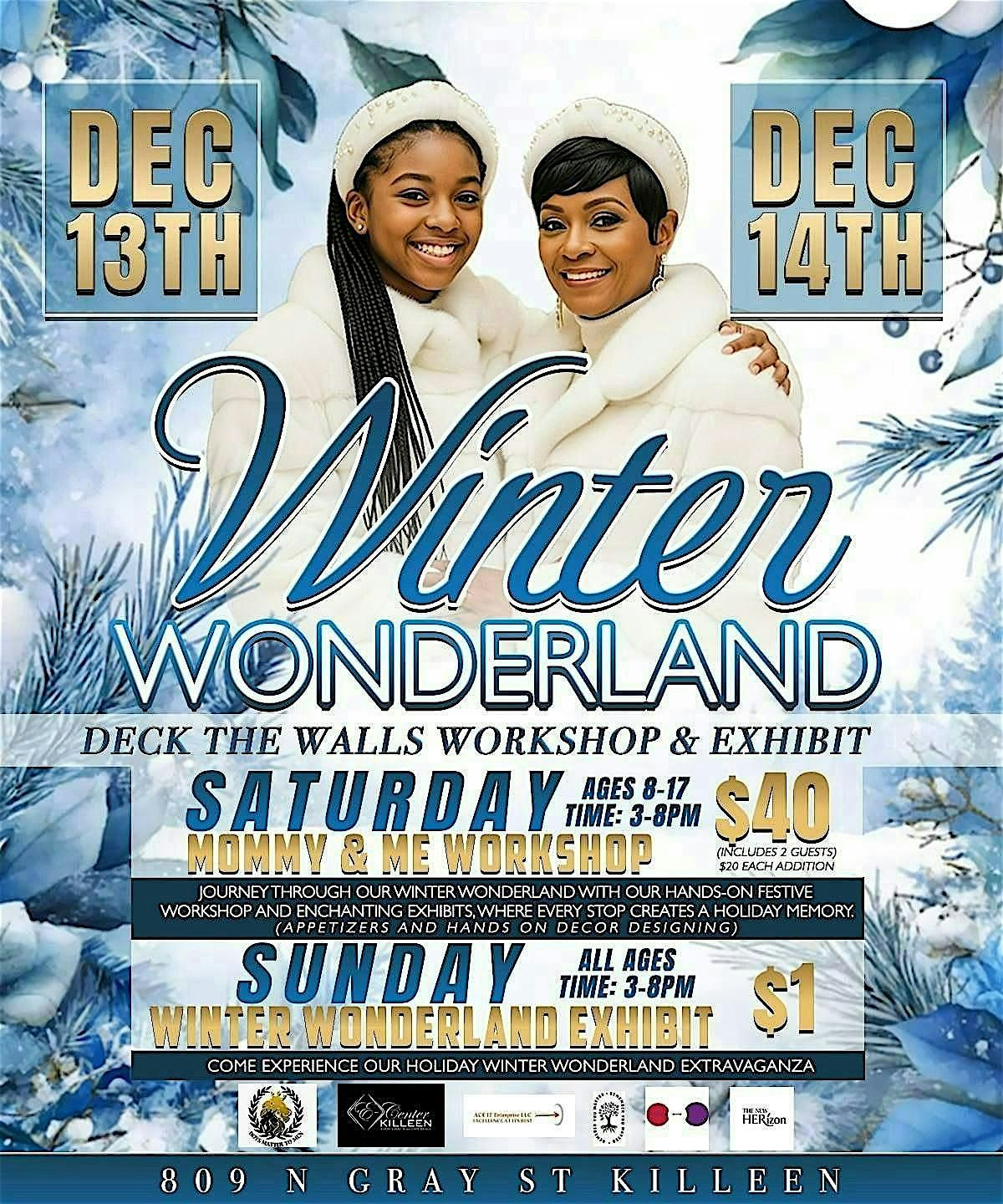 WINTER WONDERLAND MOMMY & ME WORKSHOP & EXHIBIT