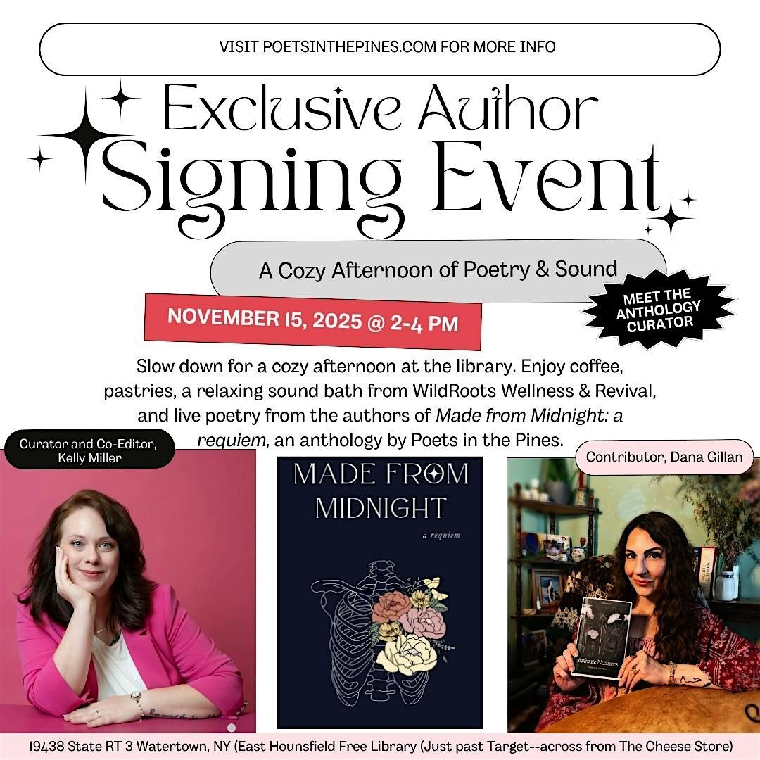 Exclusive Author Signing Event