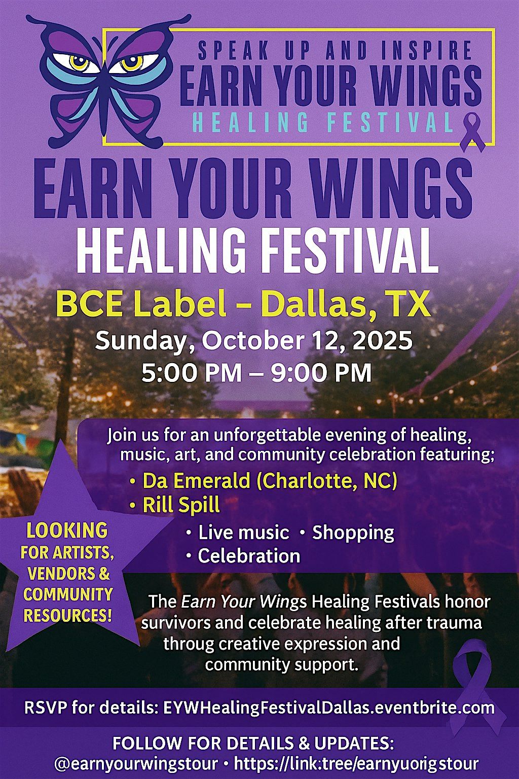 Earn Your Wings Healing Festival