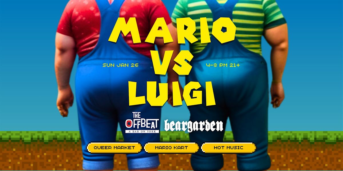 Mario vs. Luigi by Beargarden