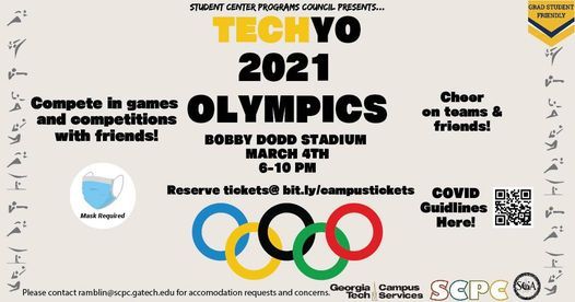 SCPC Presents: Techyo 2021 Olympics