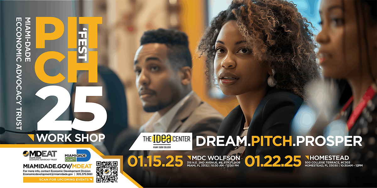 Pitch Fest 2025 Workshop Series