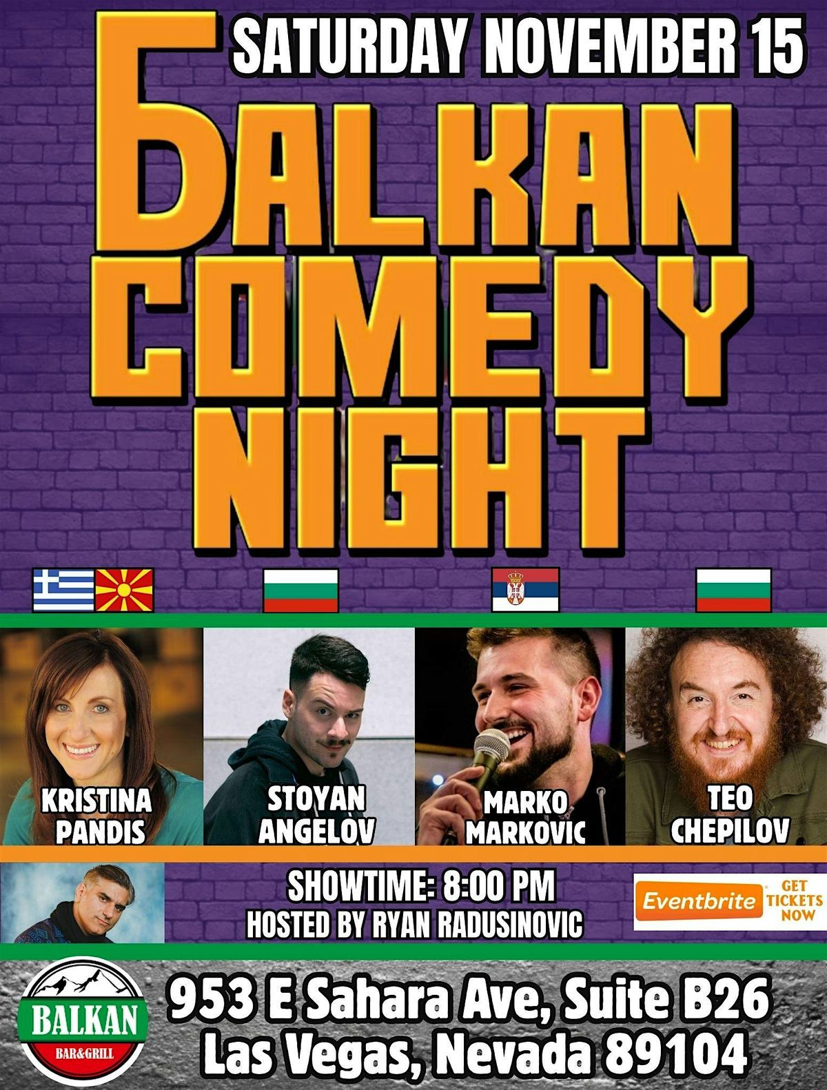 BALKAN COMEDY NIGHT LAS VEGAS