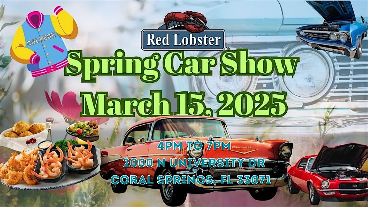 2025 Red Lobster Spring Car Show Fundraiser !!