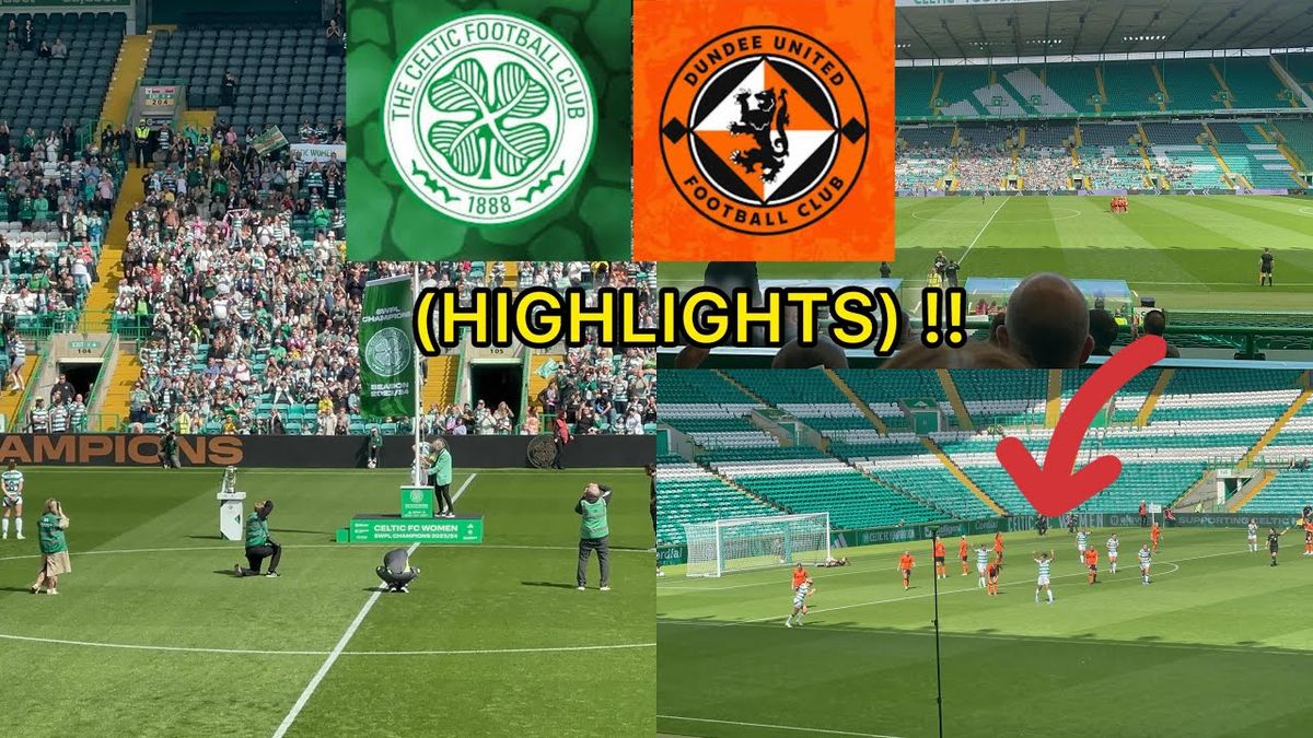 Celtic FC vs Dundee United FC at Celtic Park