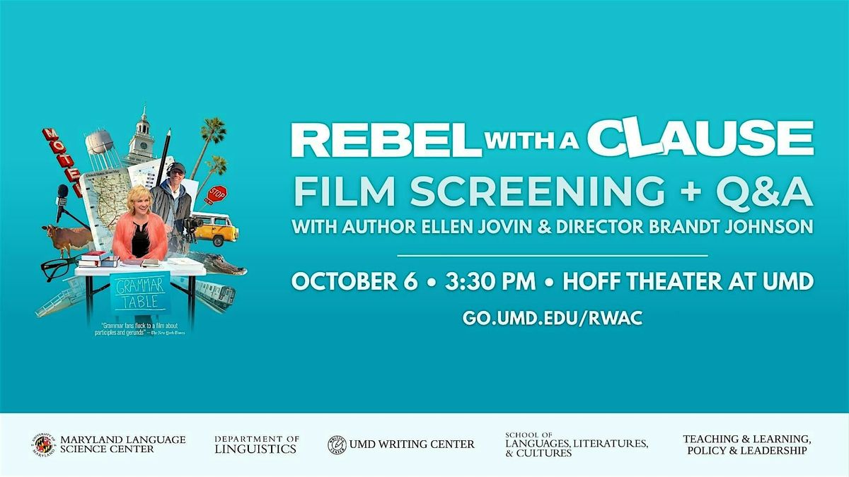 Film Screening + Q&A: Rebel with a Clause