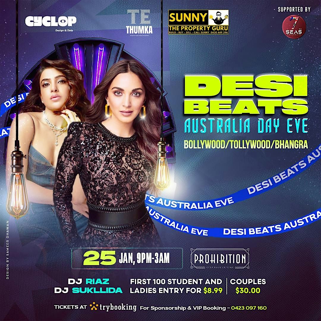 Desi Beats - Australia Day Eve Party