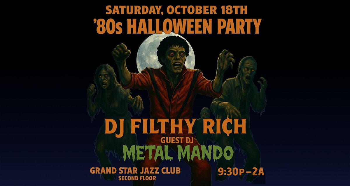 Halloween 80s Party!! New Wave | Pop & More - Saturday October 18th