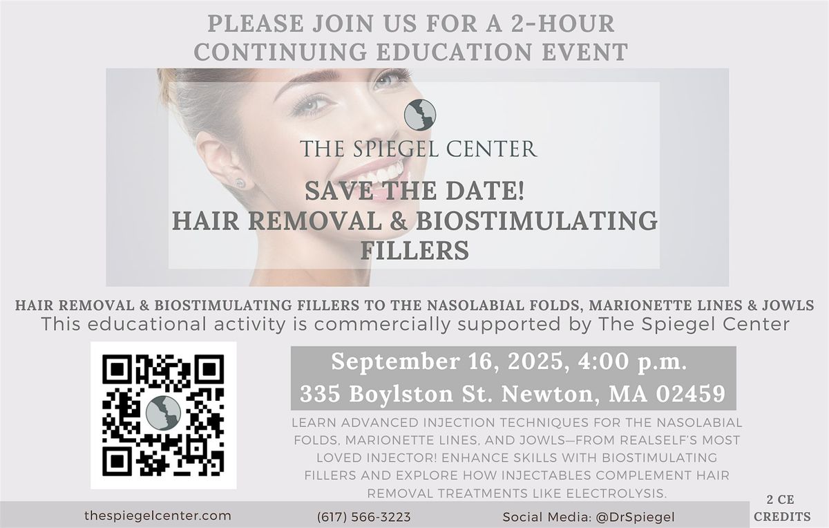Hair Removal and Biostimulating Fillers to the Face