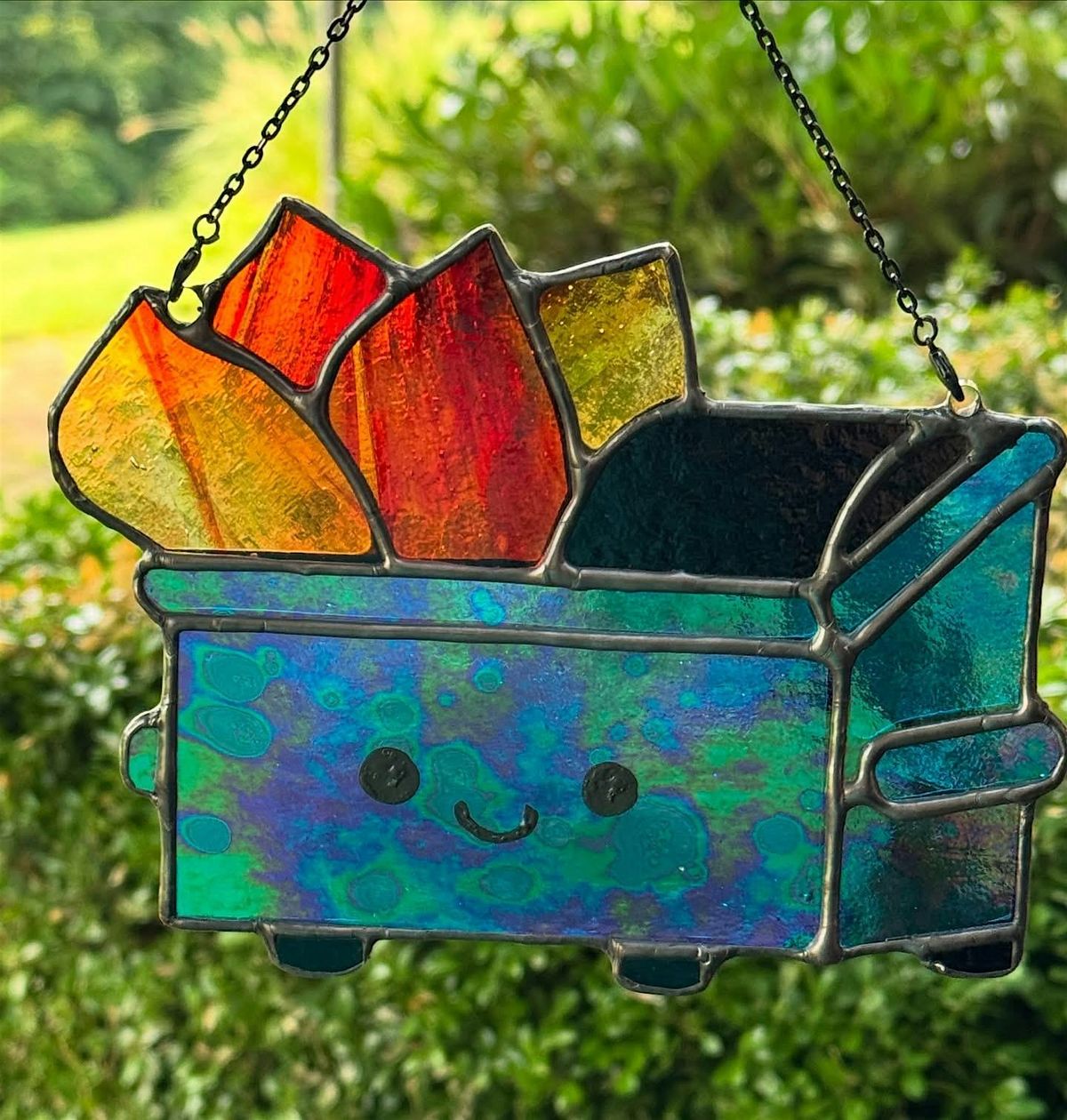 Stained Glass \u201cDumpster Fire\u201d