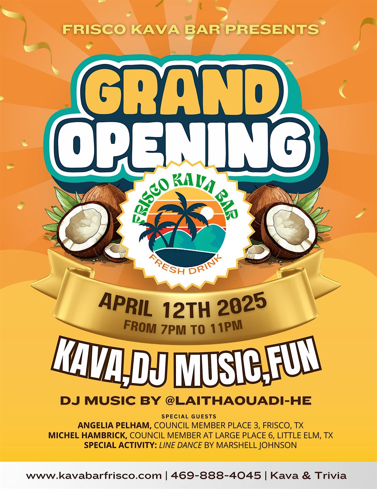 Frisco Kava Bar Grand Opening