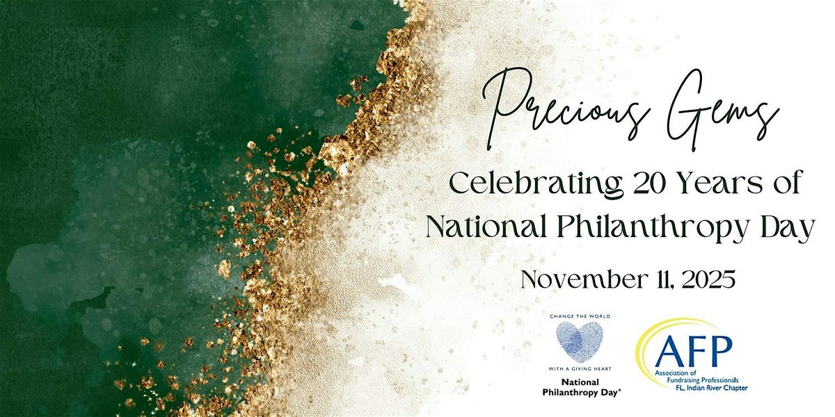 "Precious Gems" Celebrating 20 Years of National Philanthropy Day