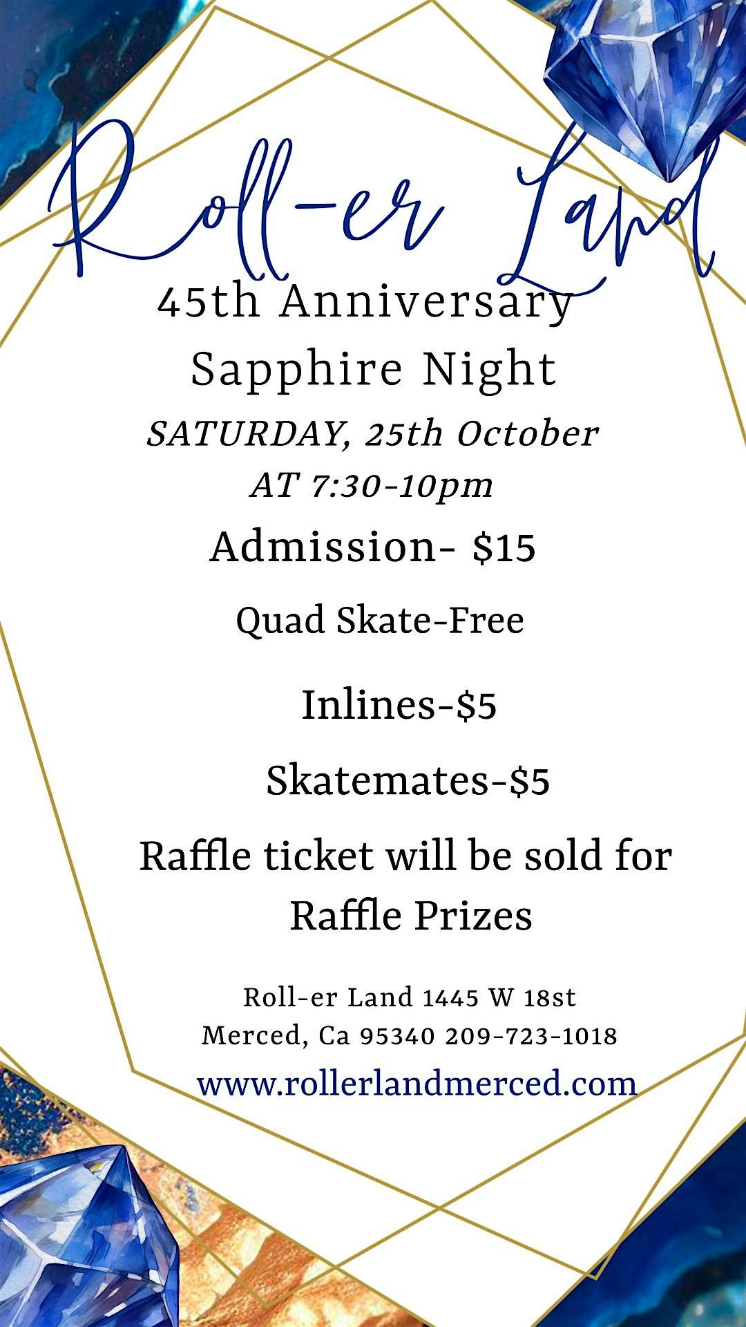 Roll-er Land 45th Anniversary Skate