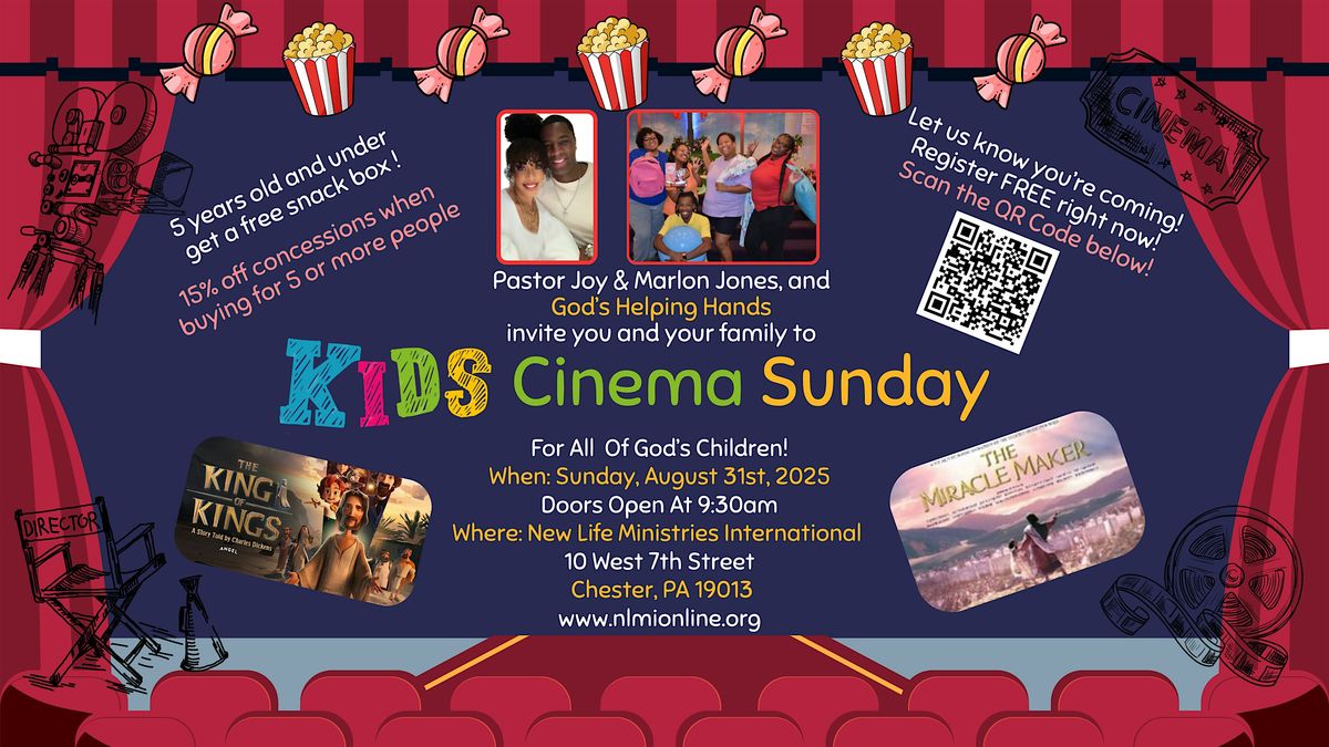 Kids Cinema Sunday & Book Bag Giveaway