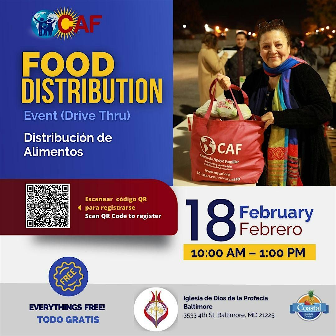 Upper Marlboro MD Food Distribution Event \/  Distribuci\u00f3n de Alimentos