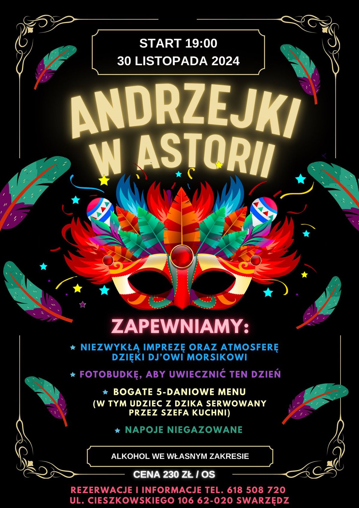 Zabawa Andrzejkowa w Astorii \ud83d\udd2e