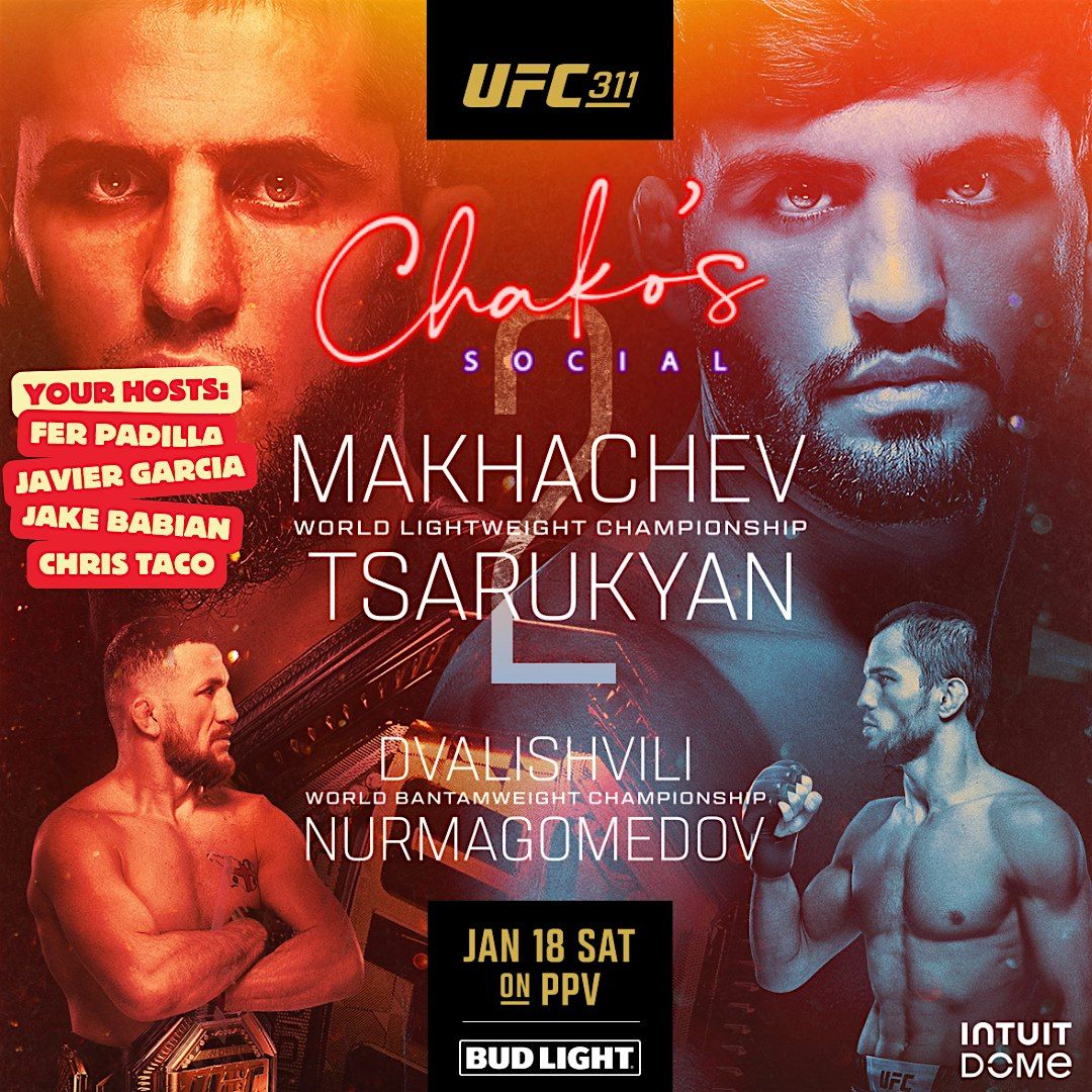 UFC 311: Makhachev vs. Tsarukyan Live + 2000\u2019s After-Party