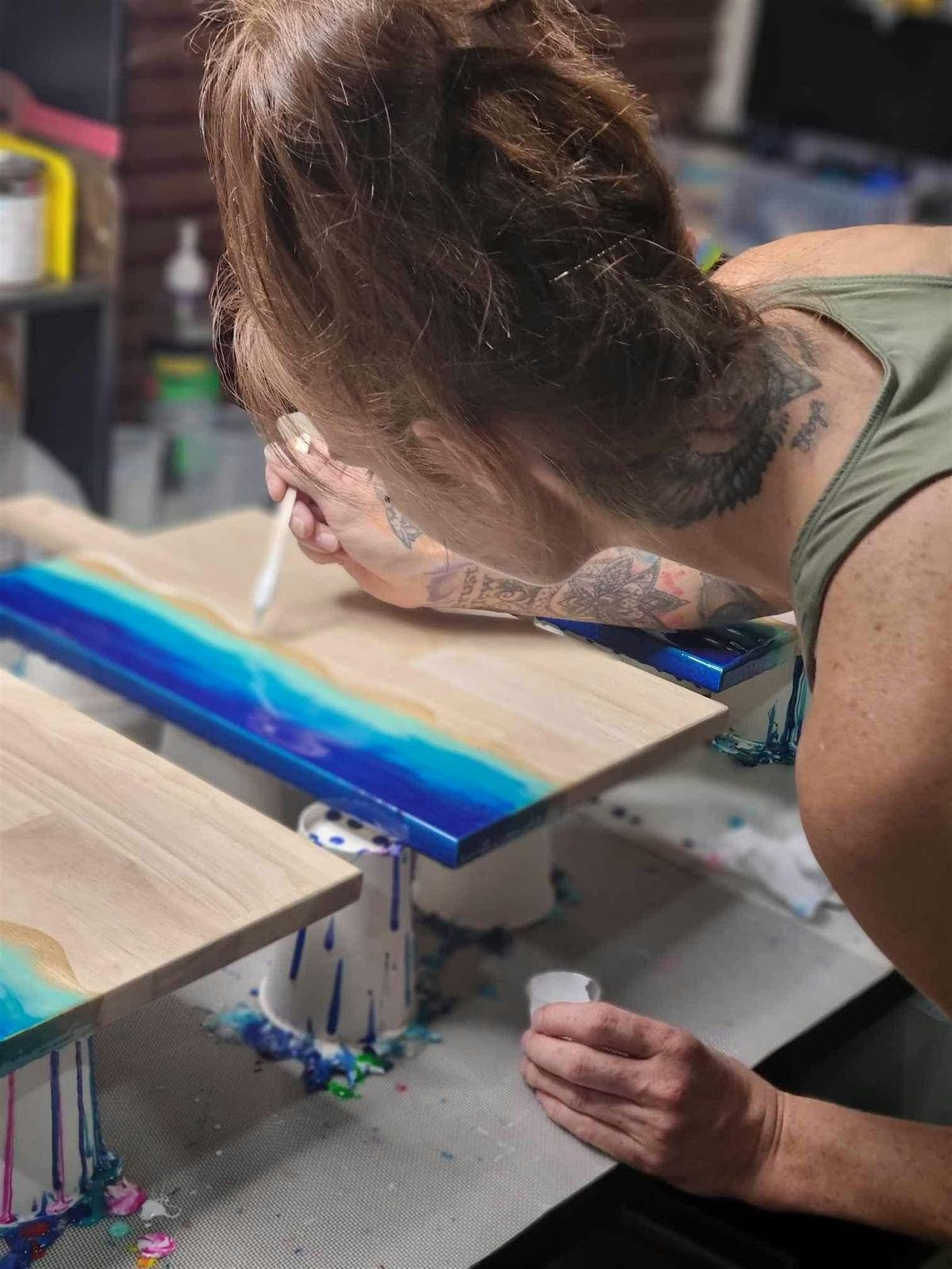 Resin Room Workshop with Homewing Creative