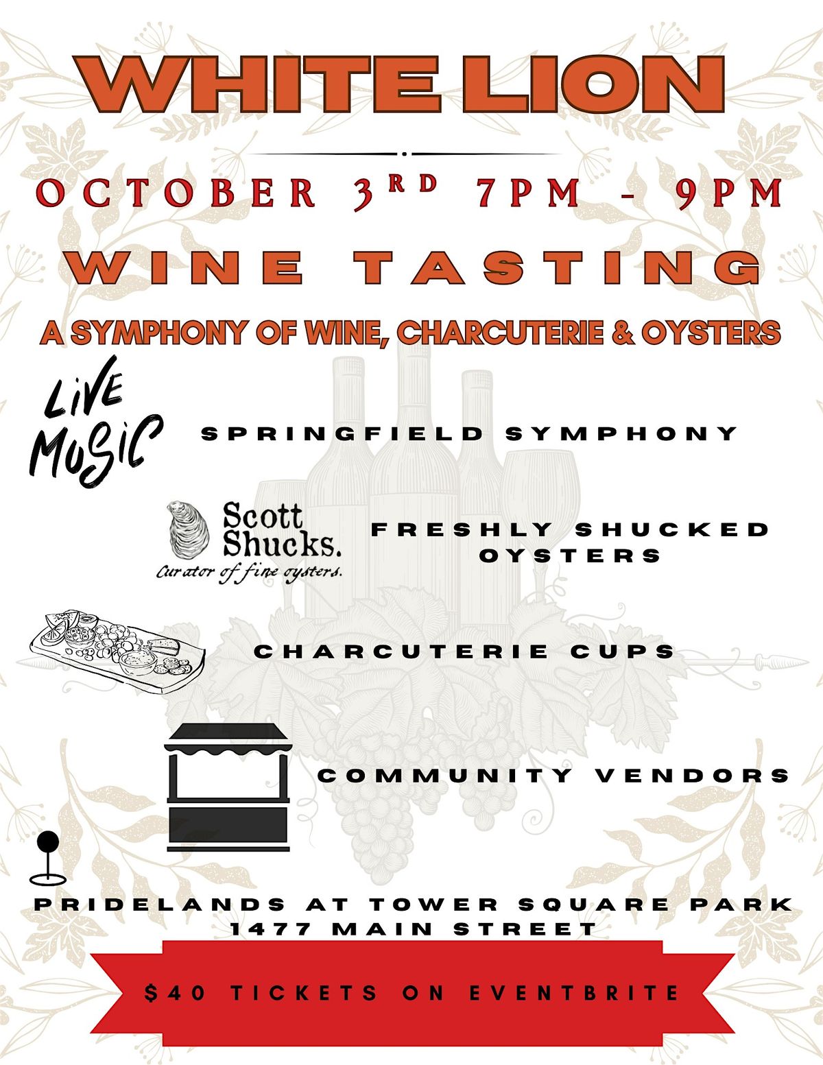 Fall Wine Event \/ A Symphony of Wine, Charcuterie, & Oysters