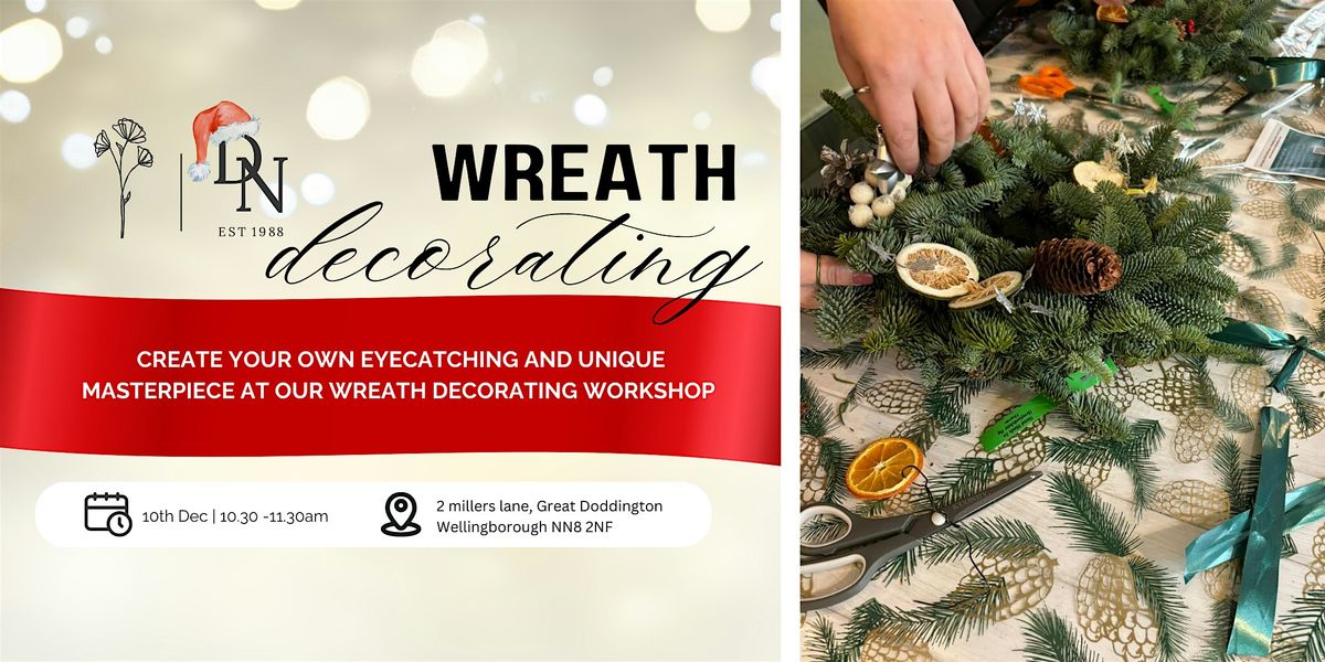 Wreath Decorating at Doddington Nurseries