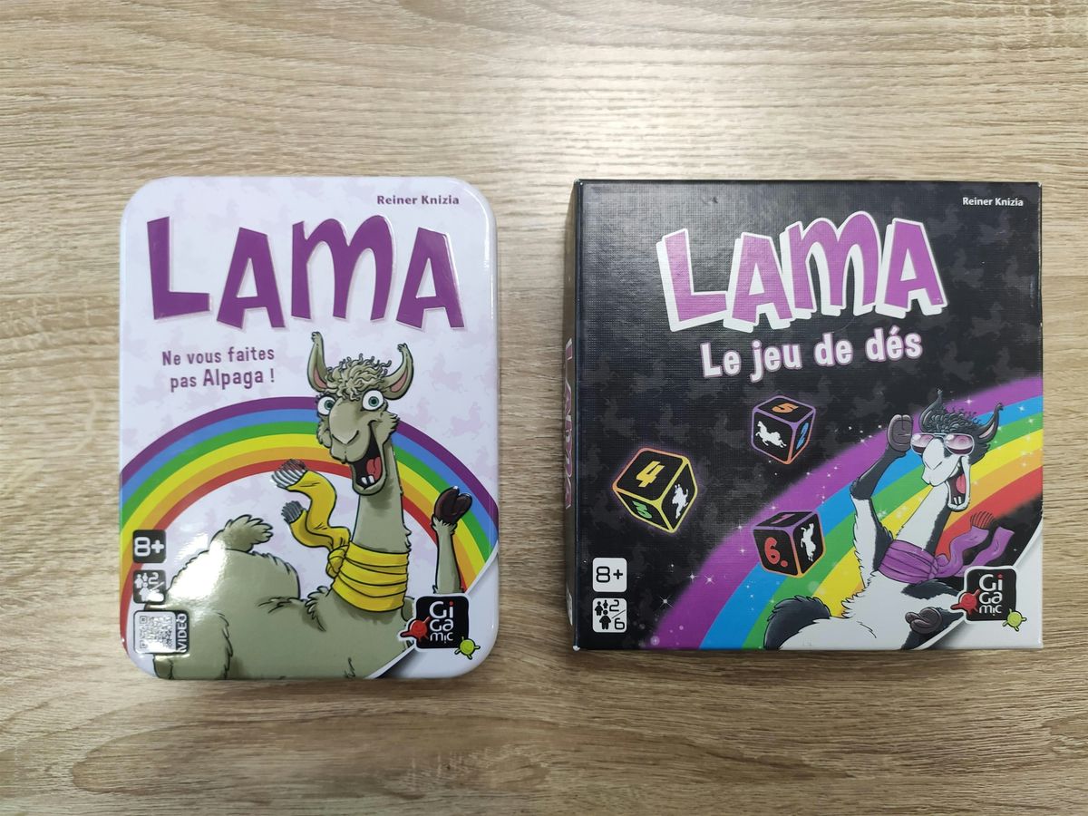 Jeux de soci\u00e9t\u00e9 Lama !