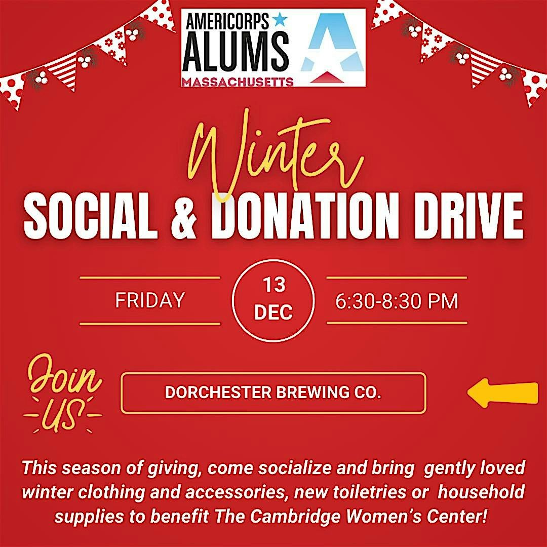 Winter Social and Donation Drive!