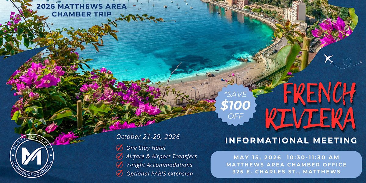 French Riviera Info Night (Free Community Event)