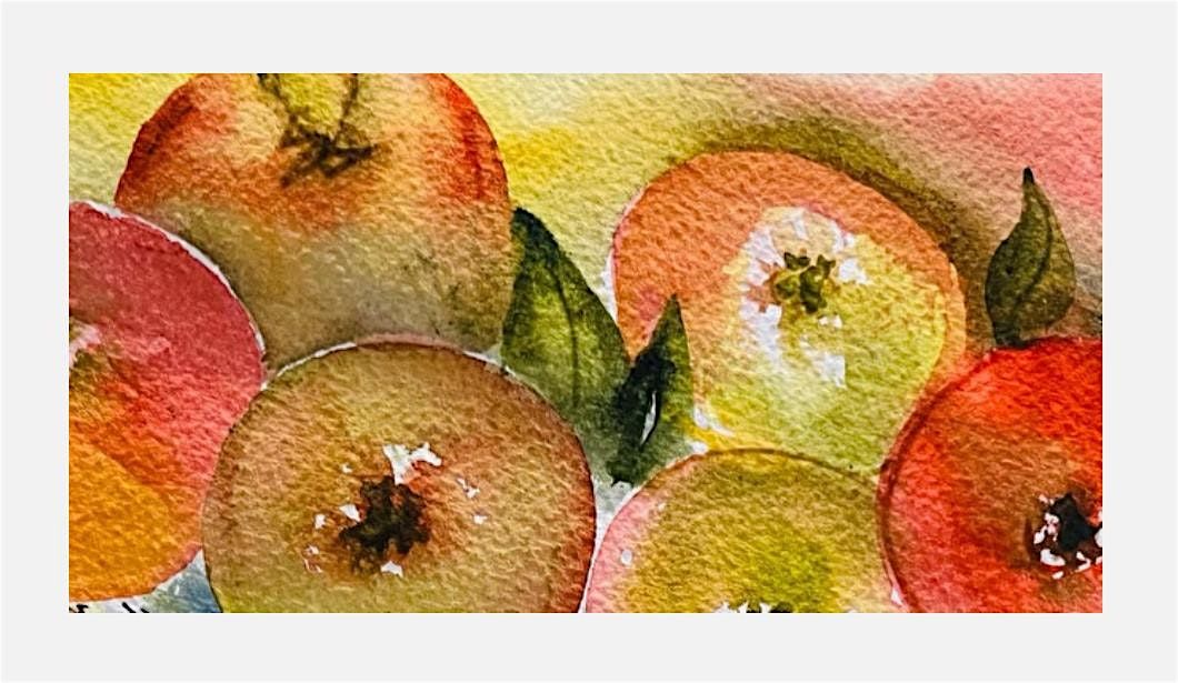 Watercolor Apples