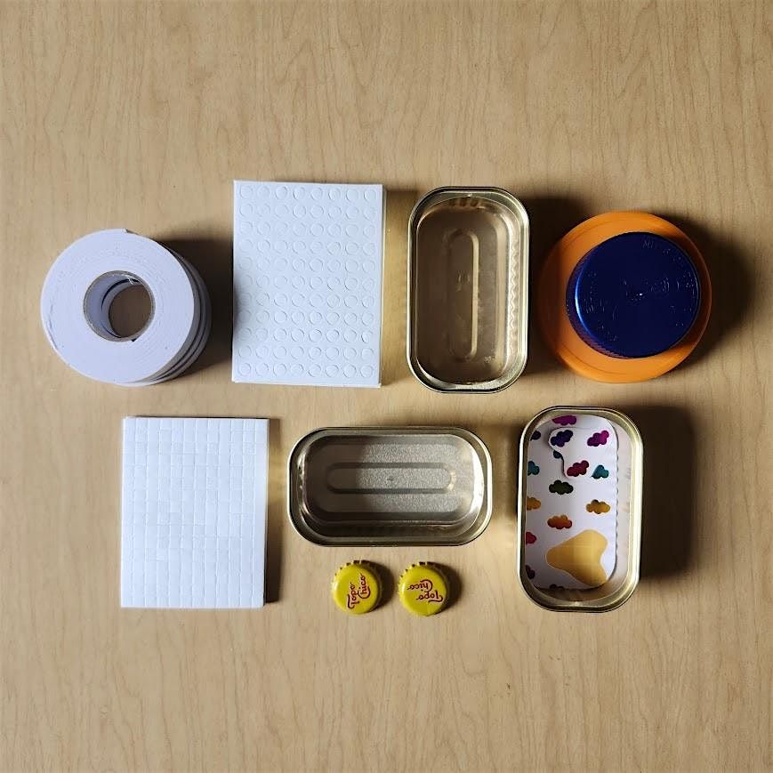 Collage Workshop - Tiny Worlds in Recycled Containers!
